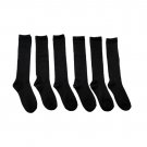 6 Pair Of excell Ladies Black Winter Fleece Knee High Tube Socks [Apparel]