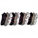 12 Pairs Of Sockbin Womens Heart Print Trendy Ankle Socks #SC223 [Apparel]
