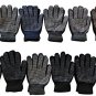12 Pairs Of Mens excell Winter Heavy Knit Rubber Gripper Gloves
