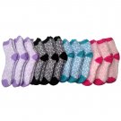 12 Pairs Of Sockbin Womens Circle Design Warm Fuzzy Socks # WN503