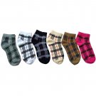 12 Pairs Of Sockbin Womens Plaid Design Low Cut Ankle Socks [Apparel]