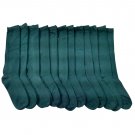 12 Pairs Of excell Womens Forest Green Knee High Socks [Apparel]
