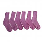 6 Pair Of excell Ladies Pink Diabetic Neuropathy Socks, Sock Size 9-11