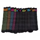 12 Pairs Of Sockbin Womens Referee Neon Stripes Tube Socks [Apparel]