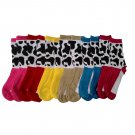 ""12 Pairs Of Sockbin Womens """"Cow Print"""" Socks #323CW001""