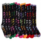 12 Pairs Of excell Womens Ladies Paint Splat Trendy Knee Highs Socks [Apparel]