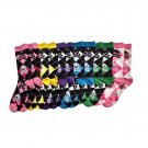 12 Pairs Of Sockbin Womens Plaid Skeleton Crew Socks #323AG022