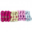 12 Pair Of Sockbin Ladies Floral Pattern Low Cut Ankle Socks #WS0674 [Apparel]