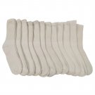 12 Pair Of excell Ladies Tan Color Diabetic Neuropathy Socks, Sock Size 9-11