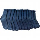 12 Pair Of excell Ladies Navy Diabetic Neuropathy Socks, Sock Size 9-11
