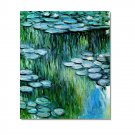 100% Hand Painted Nympheas 2 Claude Monet Oil Painting Reproduction Hand Painted High Quality