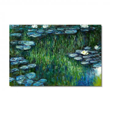 100% Hand Painted Nympheas Claude Monet Oil Painting Reproduction Hand Painted High Quality Wall