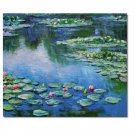 100% Hand Painted Water Lilies Claude Monet Oil Painting Reproduction Hand Painted High Quality