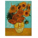 100% Hand Painted Sunflowers 3 Vincent van Gogh Oil Painting Reproduction Hand Painted High