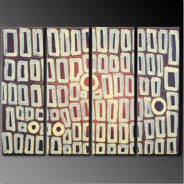 100% Hand Painted Abstract Painting Acrylic Canvas Sets decor Beautiful Brand New Original