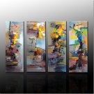 100% Hand Painted Abstract Painting Acrylic Canvas Art decor Beautiful Brand New Original