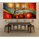 100% Hand Painted Abstract Painting Acrylic Canvas Sets decor Bestbid Nice Original Modern
