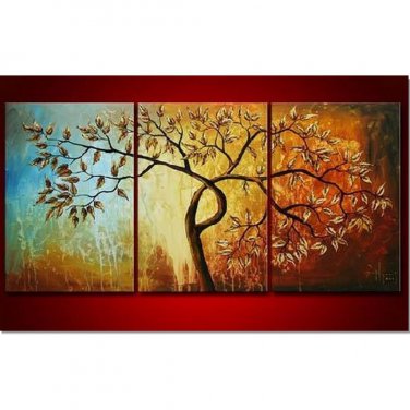 100% Hand Painted Abstract Painting Acrylic Canvas Sets decor High Quality Bestbid Original