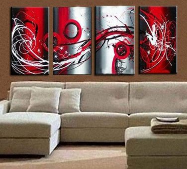 100% Hand Painted Abstract Painting Acrylic Wall Art decor Beautiful Brand New Original Modern