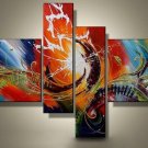 100% Hand Painted Abstract Painting Acrylic Canvas Art Decor Beautiful Brand New Original
