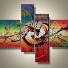 100% Hand Painted Abstract Painting Acrylic Wall Art Decor Beautiful Nice Modern Contemporary