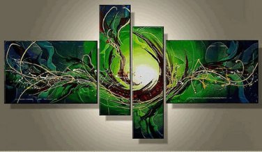 100% Hand Painted Abstract Painting Acrylic Canvas Art Decor Brand New Nice Modern Contemporary