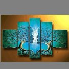 100% Hand Painted Abstract Painting Acrylic Wall Art Decor Beautiful Brand New Original Modern