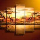 100% Hand Painted Abstract Painting Acrylic Canvas Sets Decor High Quality Bestbid Original