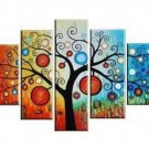 100% Hand Painted Abstract Painting Acrylic Canvas Sets Decor Beautiful High Quality Original