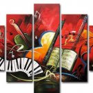 100% Hand Painted Abstract Painting Acrylic Canvas Art Decor Beautiful Brand New Original Modern