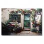 Italian Mediterranean Garden House Impressionist Landscape Oil Painting Canvas Art High Quality