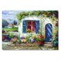 100% Hand-Paint Italian Mediterranean Seascape Old Town Beach-093 Impressionist Landscape Oil