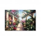 Italian Mediterranean Seascape Old Town Beach-097 Impressionist Landscape Oil Painting Canvas