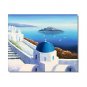 Italian Mediterranean Seascape Old Town Beach-155 Impressionist Landscape Oil Painting Canvas