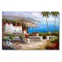 Italian Mediterranean Tuscany Italy Ocean Oil Painting 21 Impressionist Landscape Oil Painting
