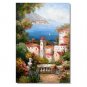 Italian Mediterranean Tuscany Italy Ocean Oil Painting 33 Impressionist Landscape Oil Painting