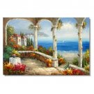 Italy Portofino Amalfi Cinque Mediterranean Tuscany Art 12 Impressionist Landscape Oil Painting