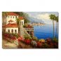 Italy Portofino Amalfi Cinque Mediterranean Tuscany Art 13 Impressionist Landscape Oil Painting