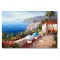Italy Portofino Amalfi Cinque Mediterranean Tuscany Art 7 Impressionist Landscape Oil Painting