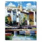 Italy Portofino Amalfi Mediterranean Tuscany Wine Art Impressionist Landscape Oil Painting
