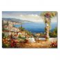 100% Hand-Paint Mediterranean Italy France Tuscany Wine Art Painting 19 Impressionist Landscape