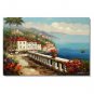 Mediterranean Italy France Tuscany Wine Art Painting 192 Impressionist Landscape Oil Painting