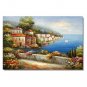 Mediterranean Italy France Tuscany Wine Art Painting 197 Impressionist Landscape Oil Painting