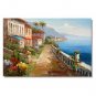 Mediterranean Italy France Tuscany Wine Art Painting 49 Impressionist Landscape Oil Painting