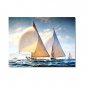 Ocean Seascape Oil Painting on Canvas Sailing Boat Big Waves Ships-011 Hand Painted Classical