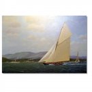Ocean Seascape Oil Painting on Canvas Sailing Boat Big Waves Ships-021 Hand Painted Classical