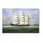 100% Handmade Ocean Seascape Oil Painting on Canvas Sailing Boat Big Waves Ships-027 Hand