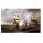 Ocean Seascape Oil Painting on Canvas Sailing Boat Big Waves Ships-075 Hand Painted Classical