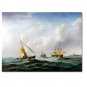 Ocean Seascape Oil Painting on Canvas Sailing Boat Big Waves Ships-094 Hand Painted Classical