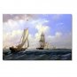 Ocean Seascape Oil Painting on Canvas Sailing Boat Big Waves Ships-099 Hand Painted Classical